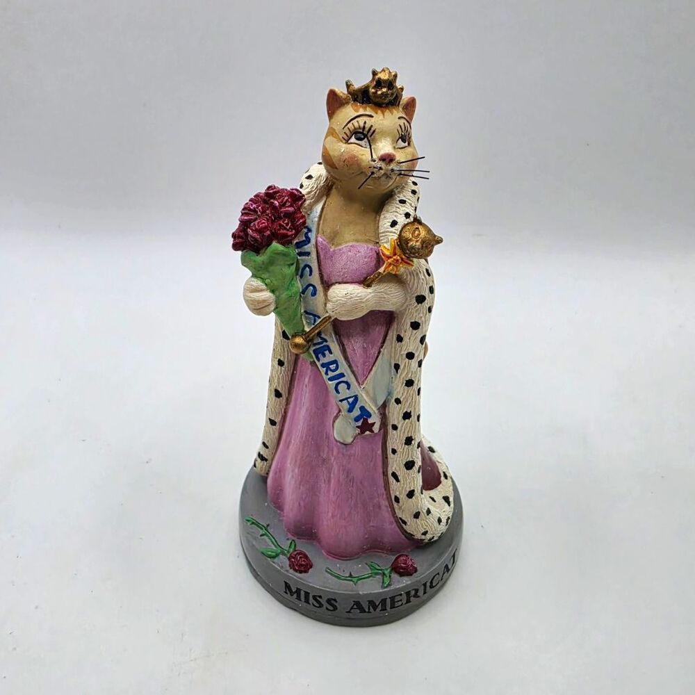 1998 Ertl Cat Hall of Fame Miss Americat #256 Figurine Box COA Limited Edition